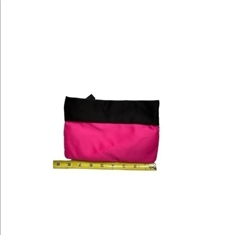Prada perfums pink black makeup cosmetic bag